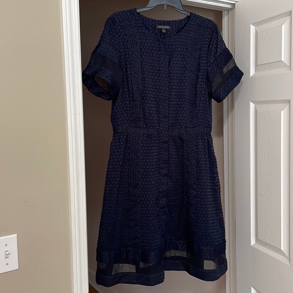 Banana Republic Lace Sheer Panel Dress - Picture 3 of 9